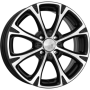 Легковой диск КиК Блюз 6x15 4x114,3 ET44 56,6 Алмаз черный